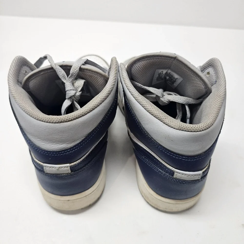 Nike Air Jordan 1 Mid Retro High OG Mens Sz 9.5 DQ8426-104 Wolf Grey White Navy